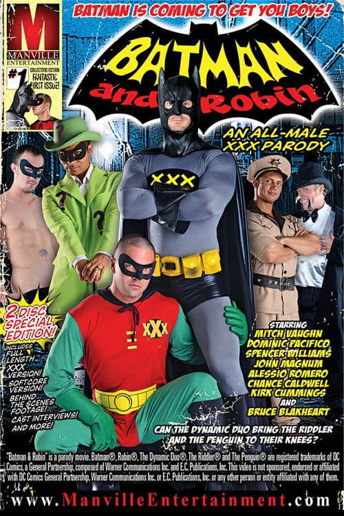 Batman and Robin: An All-Male XXX Parody