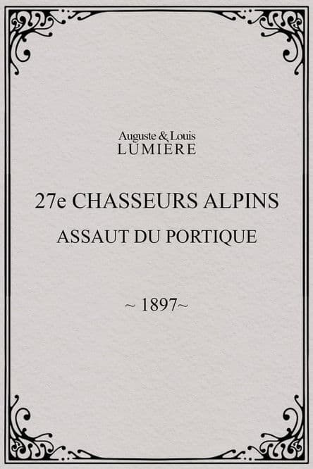 27ème chasseurs alpins : assaut du portique