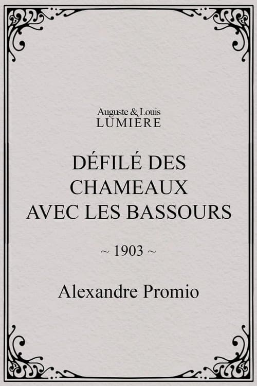 Défilé des chameaux avec les Bassours