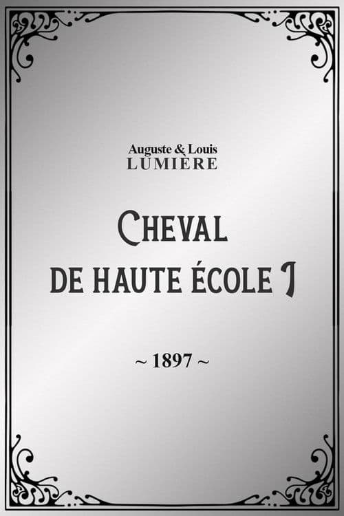 Cheval de haute école, I