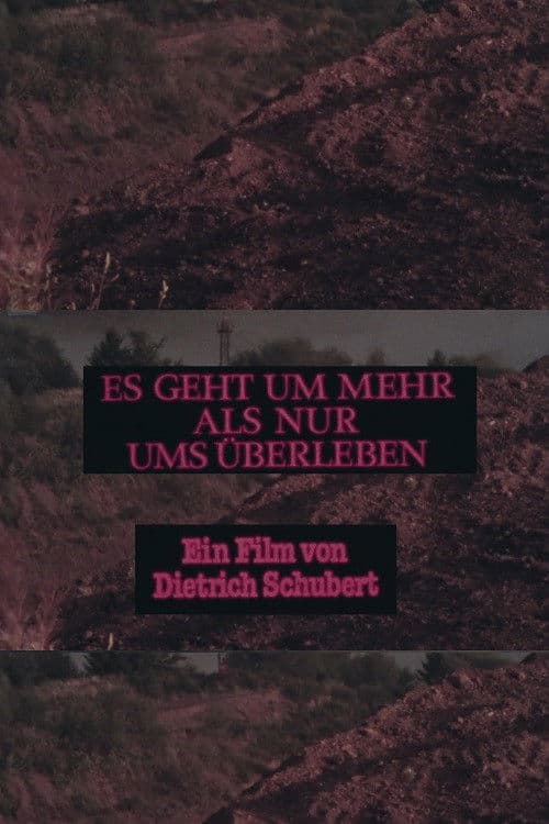 Es geht um mehr als nur ums Überleben