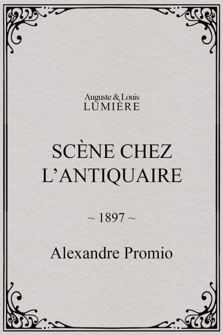 Scène chez l’antiquaire